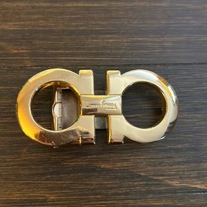 Salvatore Ferragamo Gold-tone Belt Buckle